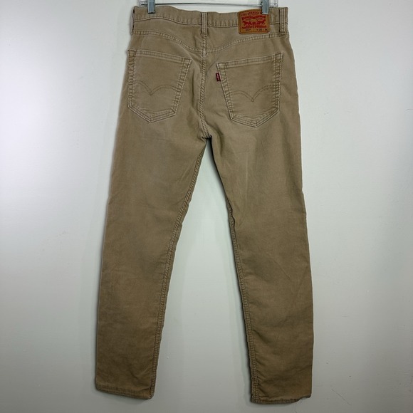 Levis 502 Corduroy Pants Mens 32x34 (32) Brown 5-Pocket Pant - Picture 1 of 13